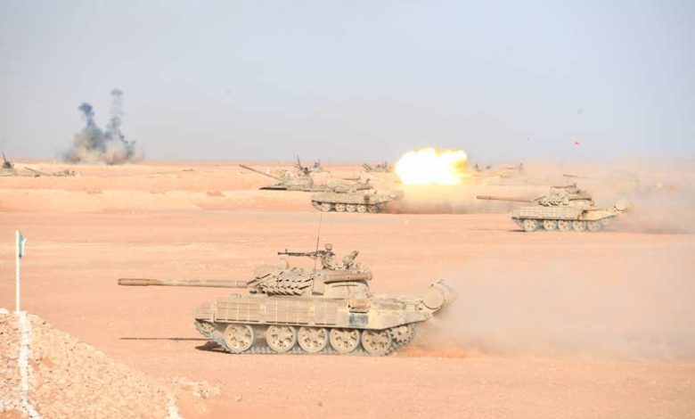armee algerienne exercice militaire tactique munitions reelles Bechar